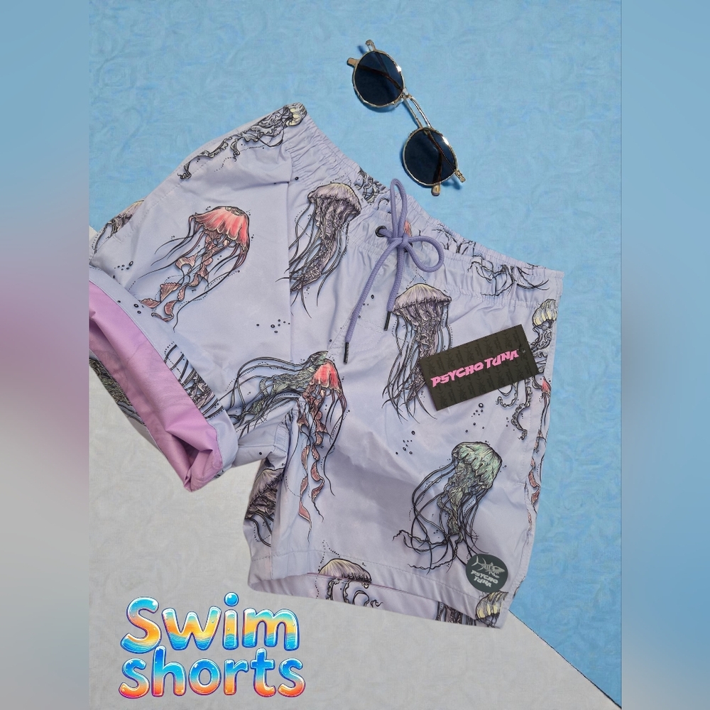 New fashion jelly fish swim shorts Men